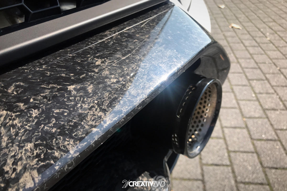 Lackschutz Verklebung Detail